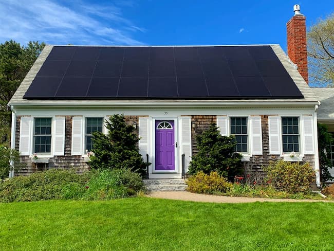 SunPower Panels on a Residential Roof