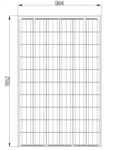 EnergyPal BJ Power  Solar Panels Color-60Series Diamond Gray 220