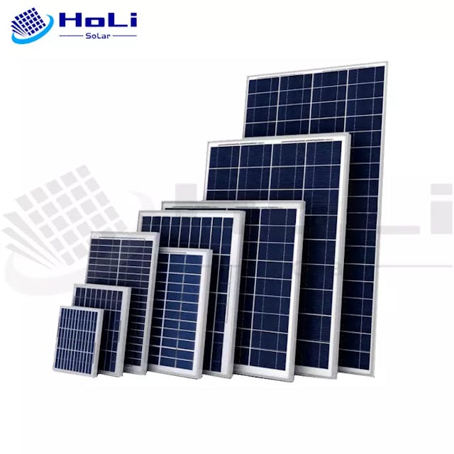 EnergyPal Holisolar Solar Panels Poly 12 Cells 50W HL12P050