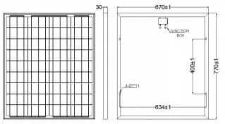 EnergyPal Sunlife Solar Solar Panels SLS070-75P SLS075P