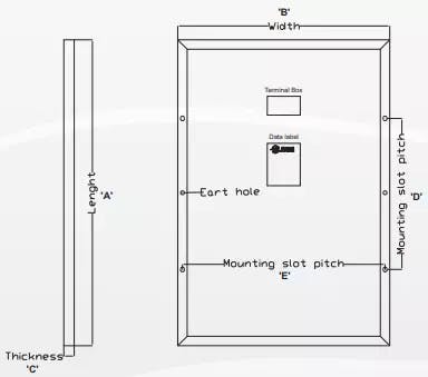 EnergyPal Sirius Solar Energy  Solar Panels SS-35(12V) SS-35(12V)