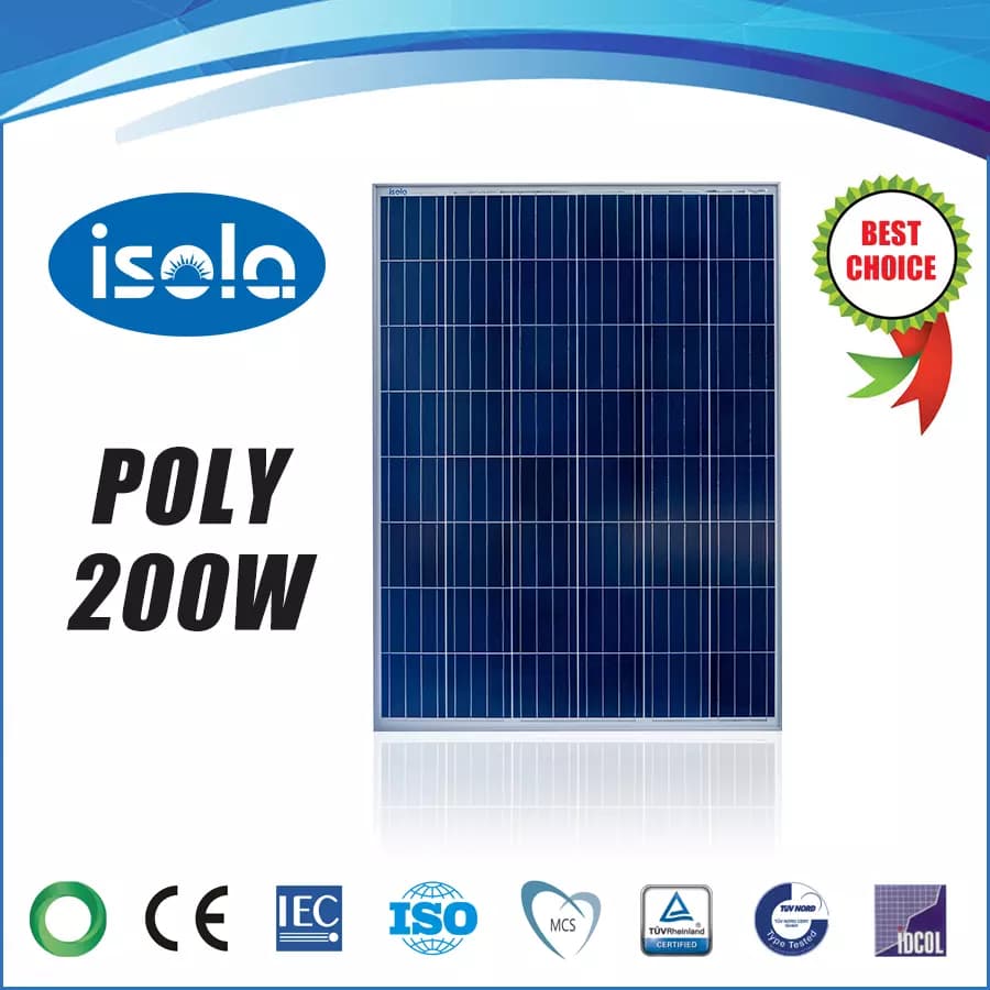 EnergyPal Isola New Energy Solar Panels YH200W-24P YH200W-24P