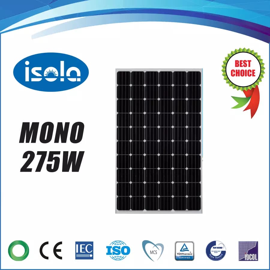 EnergyPal Isola New Energy Solar Panels YH275W-30M YH275W-30M