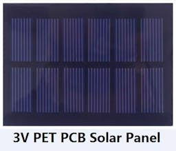 0.5W 3V PET PCB solar panel