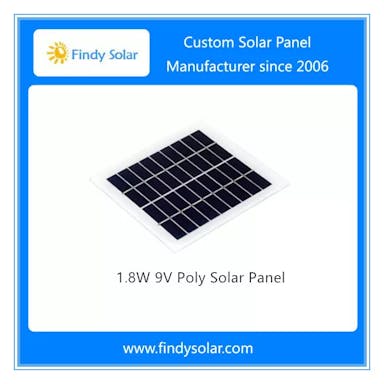 EnergyPal Findy Solar  Solar Panels 1.8W 9V Poly Solar Panel FYD-P1.8W9V