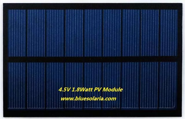EnergyPal Blue Solaria  Solar Panels 1.8Watt PV Module 4.5V 1.8Watt PV Module 4.5V