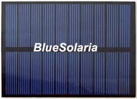 EnergyPal Blue Solaria Solar Panels 1 Watt 5V Textured Solar Panel A-11