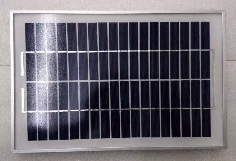 10W 9V Glass Solar PV Module