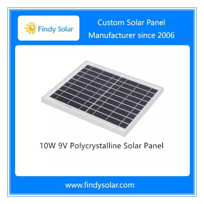 EnergyPal Findy Solar Solar Panels 10W 9V Polycrystalline Solar Panel FYD-P10W9V