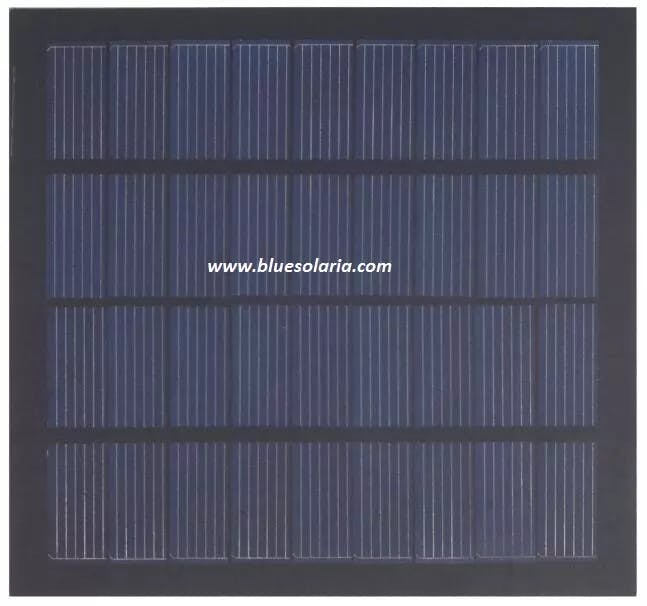 12.5cm x 13.5cm 1.8W 9V solar panel