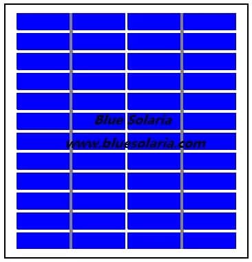 EnergyPal Blue Solaria Solar Panels 12V 2.4W Solar Panel 12V Solar Panel, 2.5W Solar Panel, Small Solar Panel