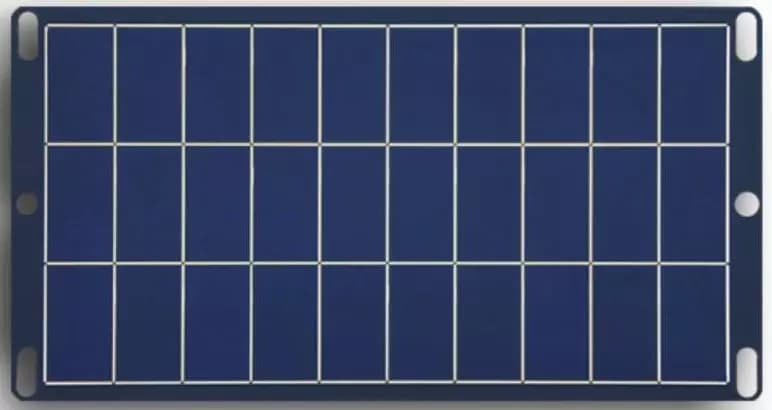 EnergyPal Blue Solaria Solar Panels 15V 10 W splar panel with holes 15V 10 W splar panel with holes
