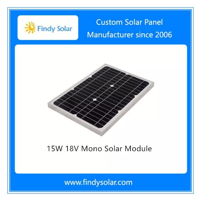 EnergyPal Findy Solar Solar Panels 15W 18V Mono Solar Module FYD-M15W18V