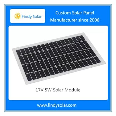 EnergyPal Findy Solar  Solar Panels 17V 5W Solar Module FYD-018