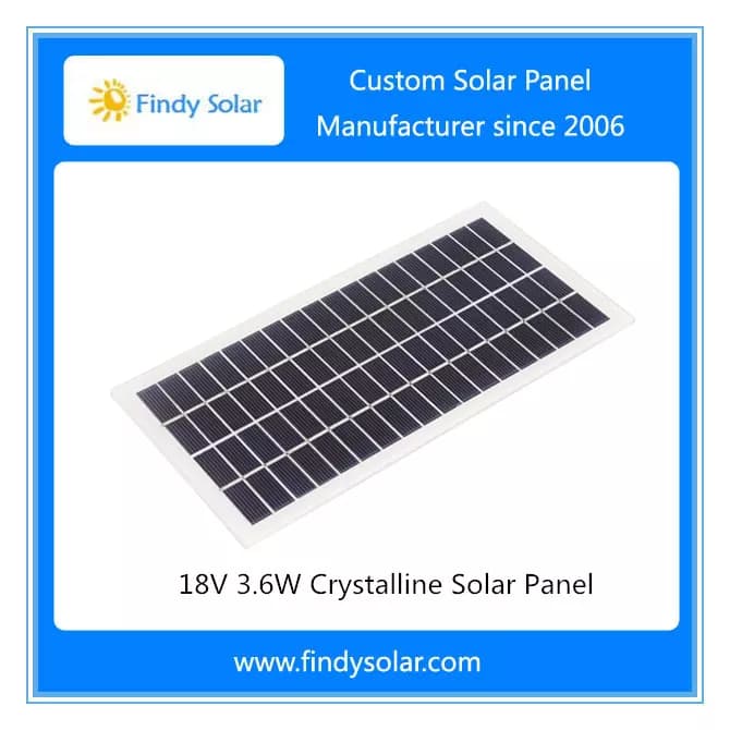 EnergyPal Findy Solar Solar Panels 18V 3.6W Crystalline Solar Panel FYD-023