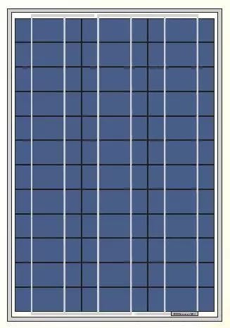 18V 52W off-grid solar panel