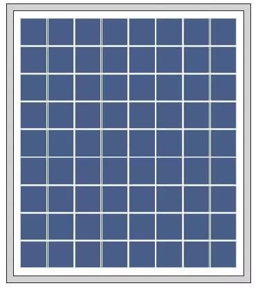 EnergyPal Blue Solaria Solar Panels 18W 18V 1A solar panel 18W 18V 1A solar panel