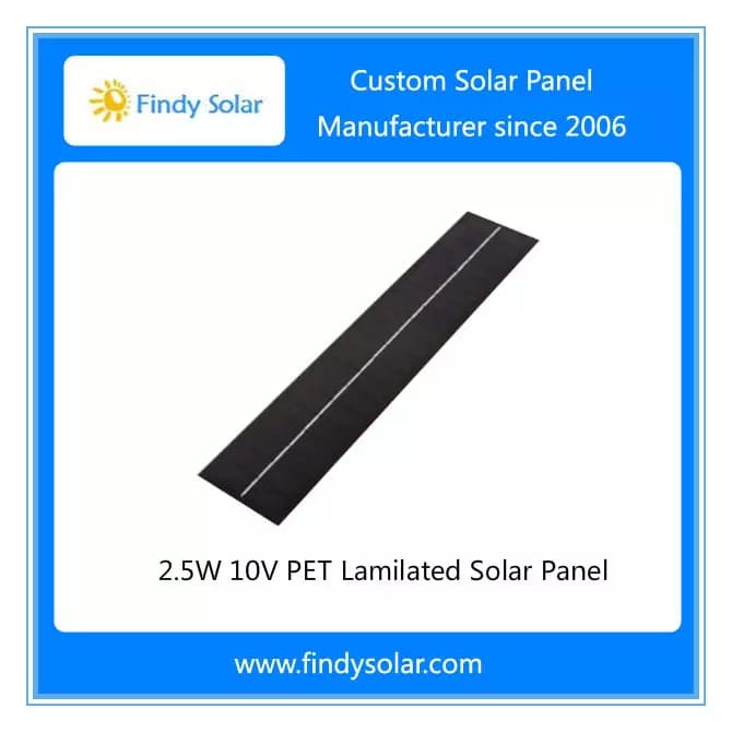 EnergyPal Findy Solar Solar Panels 2.5W 10V PET Laminated Solar Panel FYD-M2.5W10V