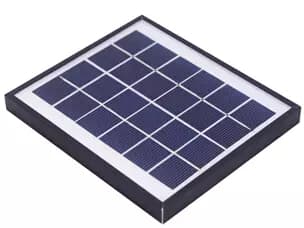 EnergyPal Blue Solaria Solar Panels 2.5W 6V Glass Solar Panel A-13