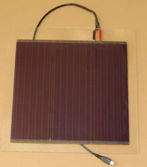 2.6W 5.5V flexible amorphous silicon solar panel