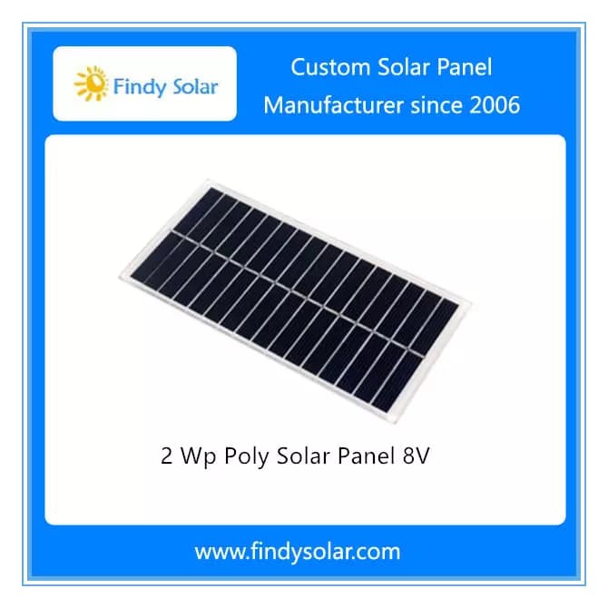 EnergyPal Findy Solar Solar Panels 2 Wp Poly Solar Panel 8V FYD-P2W8V