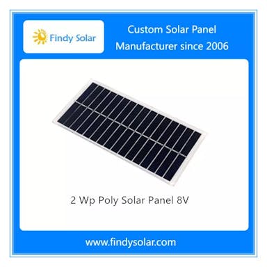 EnergyPal Findy Solar  Solar Panels 2 Wp Poly Solar Panel 8V FYD-P2W8V
