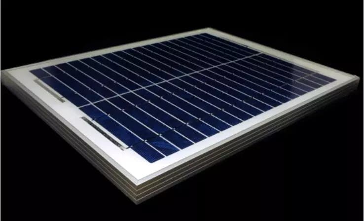 24W 18V blue-cell solar panel