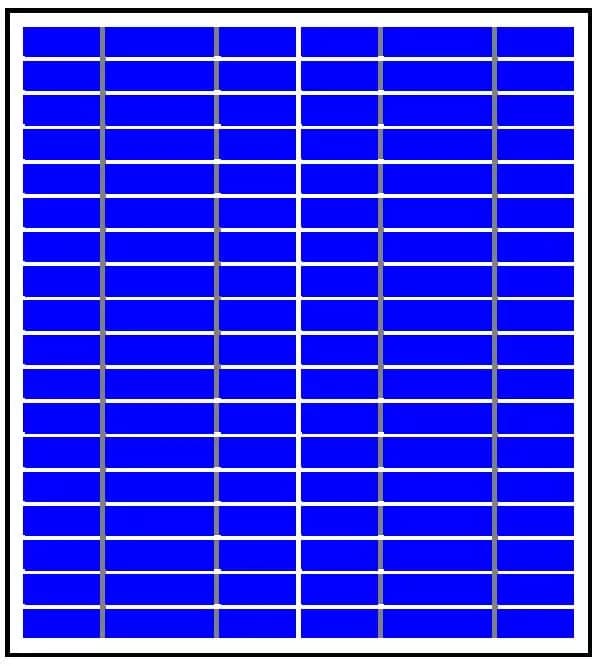 EnergyPal Blue Solaria Solar Panels 25W 18.2V Solar Panel 25W 18.2V Solar Panel 1.37