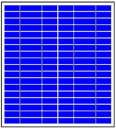 EnergyPal Blue Solaria  Solar Panels 25W 18.2V Solar Panel 25W 18.2V Solar Panel 1.37