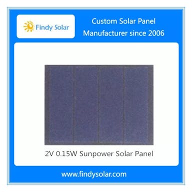 EnergyPal Findy Solar  Solar Panels 2V 0.15W 75mA Sunpower Solar Panel FYD-010
