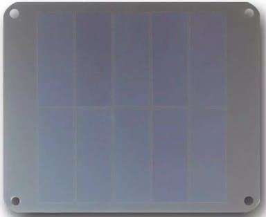 EnergyPal Blue Solaria  Solar Panels 2W 5V 400mA PET Solar Panel 2W 5V 400mA PET Solar Panel