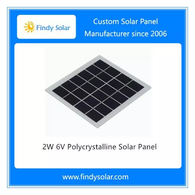 EnergyPal Findy Solar Solar Panels 2W 6V Polycrystalline Solar Panel FYD-P2W6V