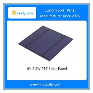 EnergyPal Findy Solar  Solar Panels 3.3W 6V PET Solar Panel FYD-M3.3W6V
