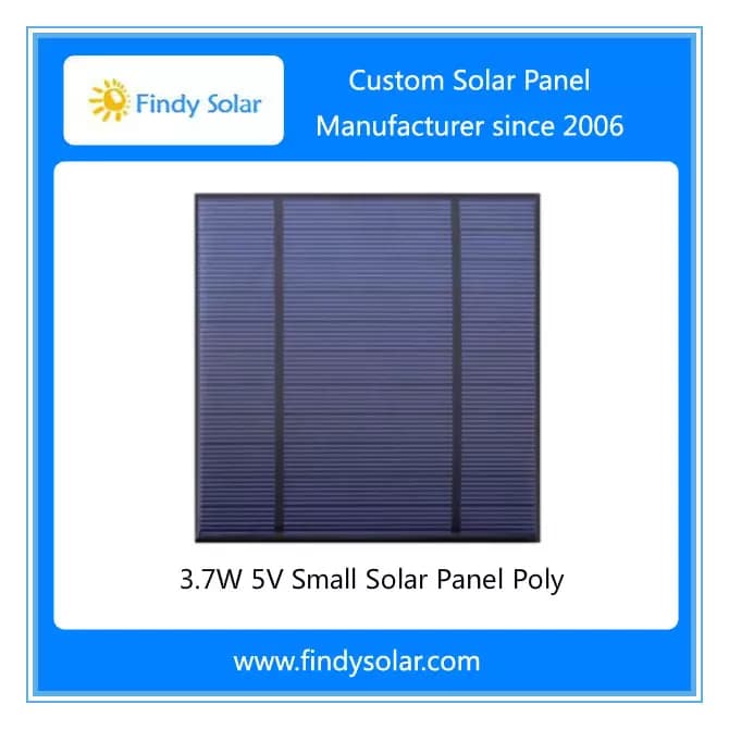 EnergyPal Findy Solar Solar Panels 3.7 Wp 5.5V Small Solar Panel Poly FYD-P3.7W5.5V