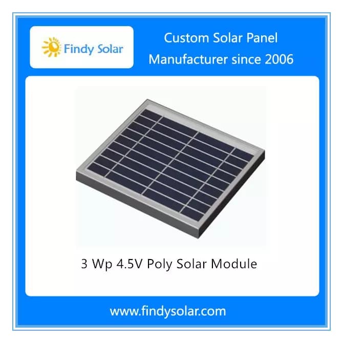 EnergyPal Findy Solar Solar Panels 3 Wp 4.5V Poly Solar Module FYD-P3W4.5V