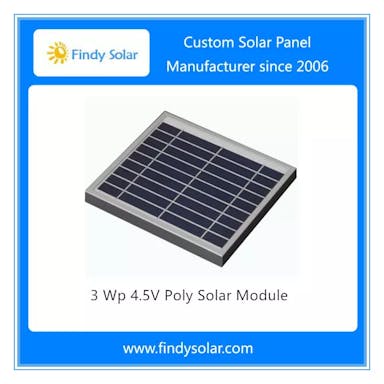 EnergyPal Findy Solar  Solar Panels 3 Wp 4.5V Poly Solar Module FYD-P3W4.5V