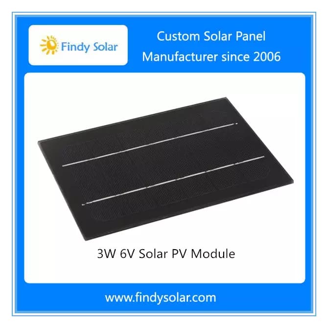 EnergyPal Findy Solar Solar Panels 3W 6V Solar PV Module FYD-020