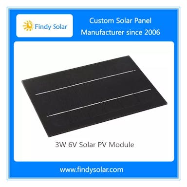 EnergyPal Findy Solar  Solar Panels 3W 6V Solar PV Module FYD-020