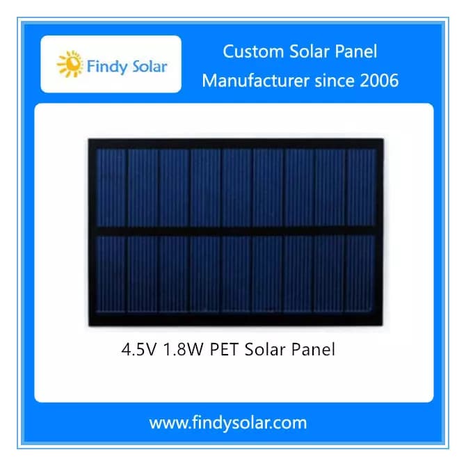 EnergyPal Findy Solar Solar Panels 4.5 V Solar Panel 1.8W FYD-P4.5V1.8W