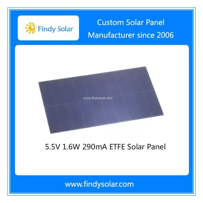 EnergyPal Findy Solar Solar Panels 5.5V 1.6W 290mA ETFE Solar Panel, high efficien... FYD-043