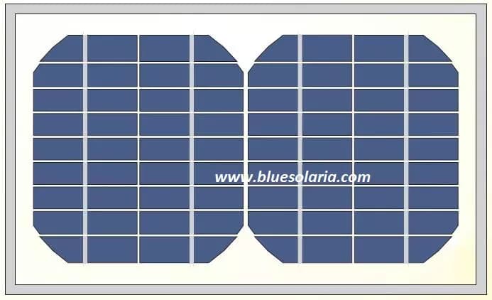 EnergyPal Blue Solaria Solar Panels 5.5W 18V monocrystalline solar panel 5.5W 18V monocrystalline solar panel