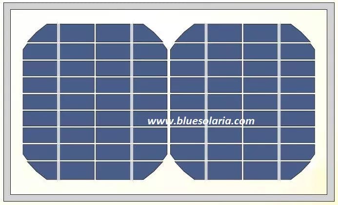 5.5W 18V monocrystalline solar panel