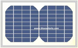 5.5W 18V monocrystalline solar panel