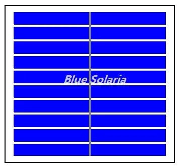EnergyPal Blue Solaria  Solar Panels 5 Volt 150mA 0.75 Watt Polycrystalline PV Panel... A-5V075W