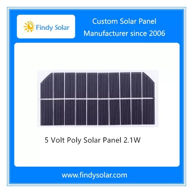 EnergyPal Findy Solar Solar Panels 5 Volt Solar Panel 2.1W FYD-P5V2.1W