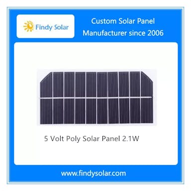 EnergyPal Findy Solar  Solar Panels 5 Volt Solar Panel 2.1W FYD-P5V2.1W