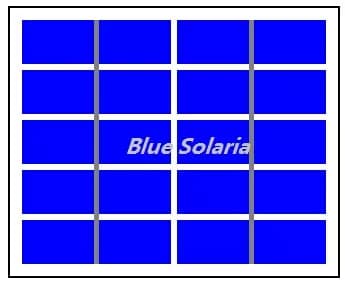 EnergyPal Blue Solaria Solar Panels 5V 1.2W Epoxy Resin Solar Panel A-5V1.2W