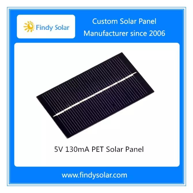 EnergyPal Findy Solar Solar Panels 5V 130mA PET Solar Panel FYD-022
