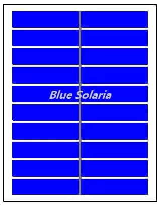 EnergyPal Blue Solaria Solar Panels 5V Solar Panel 1.5W PET Solar Panel A-5V1.5W