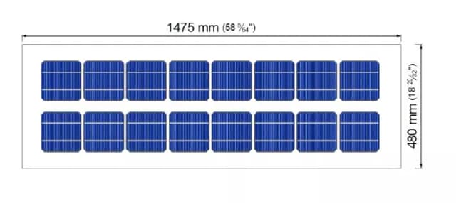 EnergyPal Onyx Solar Solar Panels 6''Mono-Crystalline 71W 71W
